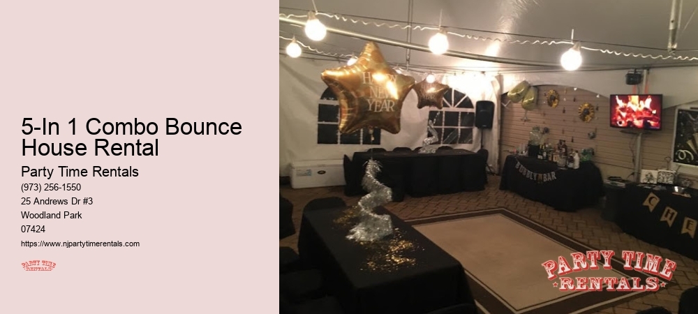 5-In 1 Combo Bounce House Rental