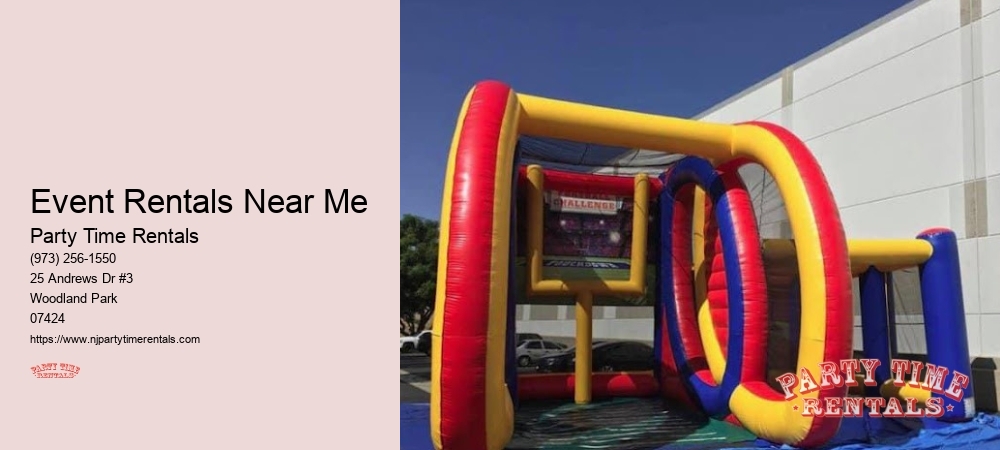 Party Time Rentals Event Reviews