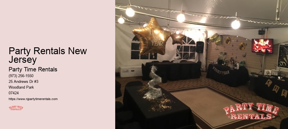 Party Rentals New Jersey