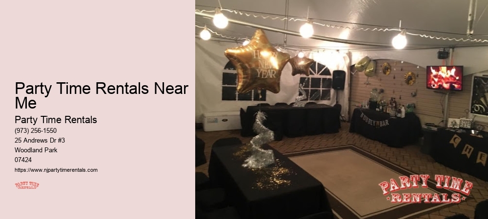 Party Time Rentals Near Me