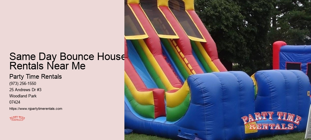 Party Rentals Bounce House Near Me